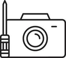 camera fotografie icoon symbool beeld vector. illustratie van multimedia fotografisch lens grapich ontwerp beeld vector