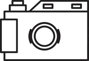 camera fotografie icoon symbool beeld vector. illustratie van multimedia fotografisch lens grapich ontwerp beeld vector