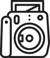 camera fotografie icoon symbool beeld vector. illustratie van multimedia fotografisch lens grapich ontwerp beeld vector