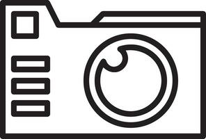 camera fotografie icoon symbool beeld vector. illustratie van multimedia fotografisch lens grapich ontwerp beeld vector