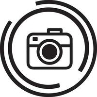 camera fotografie icoon symbool beeld vector. illustratie van multimedia fotografisch lens grapich ontwerp beeld vector