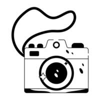 trendy digitale camera vector