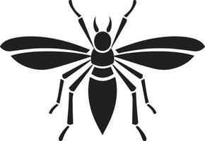 bevallig insect grafisch ontwerp ingewikkeld insect profiel vector