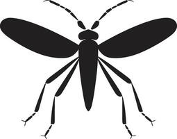 minimalistisch kever illustratie elegant stok insect icoon vector