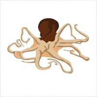 octopus kleur clipart vector illustratie ontwerp