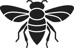 monochroom infectie strooier stil insect pest insigne vector