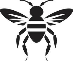 insect dreiging logo ontwerp sluipen gevleugeld Sluipmoordenaar vector