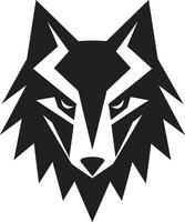 overschaduwd wolf majesteit onyx lycanthrope logo vector