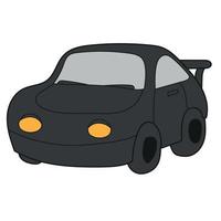 cartoon auto, felle kleur. kinder illustratie vector