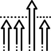 lijnpictogram voor exede vector