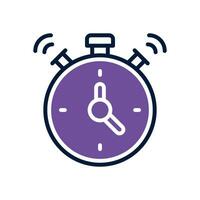 stopwatch dubbel toon icoon. vector icoon voor uw website, mobiel, presentatie, en logo ontwerp.