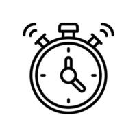 stopwatch lijn icoon. vector icoon voor uw website, mobiel, presentatie, en logo ontwerp.