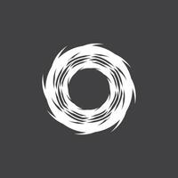 cirkel ring kolken abstract logo vector