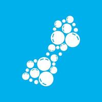 water bubbel icoon ontwerp sjabloon geïsoleerd vector beeld