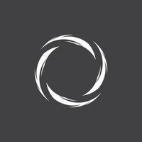 cirkel ring kolken abstract logo vector