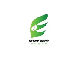 blad brief logo ontwerp vector