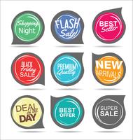 Moderne badges stickers en labels-collectie vector