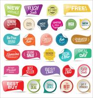 Moderne badges stickers en labels-collectie vector