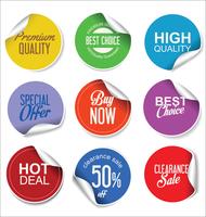 Moderne badges stickers en labels-collectie vector