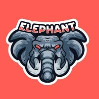 olifant koning illustratie mascottes t-shirt vintage design vector