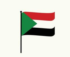 Palestina vlag lint embleem midden- oosten- land icoon vector illustratie abstract ontwerp element