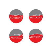 auto silhouet logo vector sjabloon pictogrammen