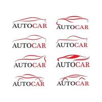 auto silhouet logo vector sjabloon pictogrammen