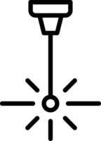 laserstraal vector pictogram