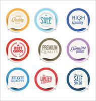 Moderne badges stickers en labels-collectie vector