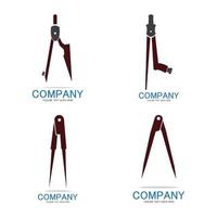 scheidingslijnpictogram vector.surveyor en geometrie,ingenieur,architect vector