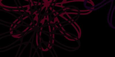 donkerroze, rood vector sjabloon met abstracte vormen.
