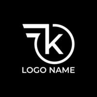 k, OK, ko vleugel icoon logo ontwerp concept vector