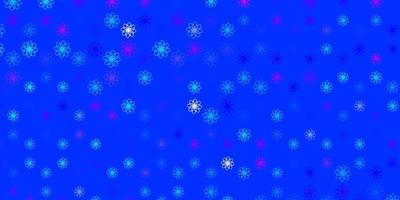lichtroze, blauwe vectorachtergrond met bogen. vector