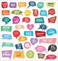 Moderne badges stickers en labels-collectie vector