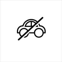 auto pictogram vector