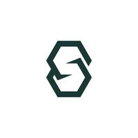 brief s logo ontwerp icoon met creatief concept idee vector