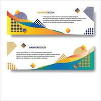 web banner ontwerp vector