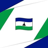 Lesotho vlag abstract achtergrond ontwerp sjabloon. Lesotho onafhankelijkheid dag banier sociaal media na. Lesotho vector