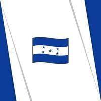 Honduras vlag abstract achtergrond ontwerp sjabloon. Honduras onafhankelijkheid dag banier sociaal media na. vlag vector