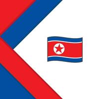 noorden Korea vlag abstract achtergrond ontwerp sjabloon. noorden Korea onafhankelijkheid dag banier sociaal media na. noorden Korea illustratie vector