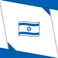 Israël vlag abstract achtergrond ontwerp sjabloon. Israël onafhankelijkheid dag banier sociaal media na. Israël onafhankelijkheid dag vector
