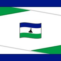 Lesotho vlag abstract achtergrond ontwerp sjabloon. Lesotho onafhankelijkheid dag banier sociaal media na. Lesotho vector