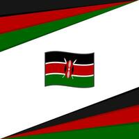 Kenia vlag abstract achtergrond ontwerp sjabloon. Kenia onafhankelijkheid dag banier sociaal media na. Kenia ontwerp vector