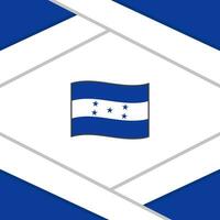 Honduras vlag abstract achtergrond ontwerp sjabloon. Honduras onafhankelijkheid dag banier sociaal media na. sjabloon vector