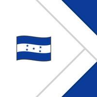 Honduras vlag abstract achtergrond ontwerp sjabloon. Honduras onafhankelijkheid dag banier sociaal media na. tekenfilm vector