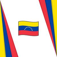 Venezuela vlag abstract achtergrond ontwerp sjabloon. Venezuela onafhankelijkheid dag banier sociaal media na. Venezuela vlag vector