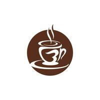 koffiekopje logo sjabloon vector