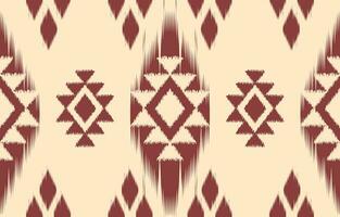 etnisch abstract ikat kunst. aztec ornament afdrukken. meetkundig etnisch patroon naadloos kleur oosters. ontwerp voor achtergrond ,gordijn, tapijt, behang, kleding, inpakken, batik, vector illustratie.