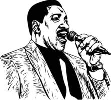 Otis redding illustratie vector