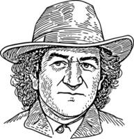 molly meldrum illustratie vector